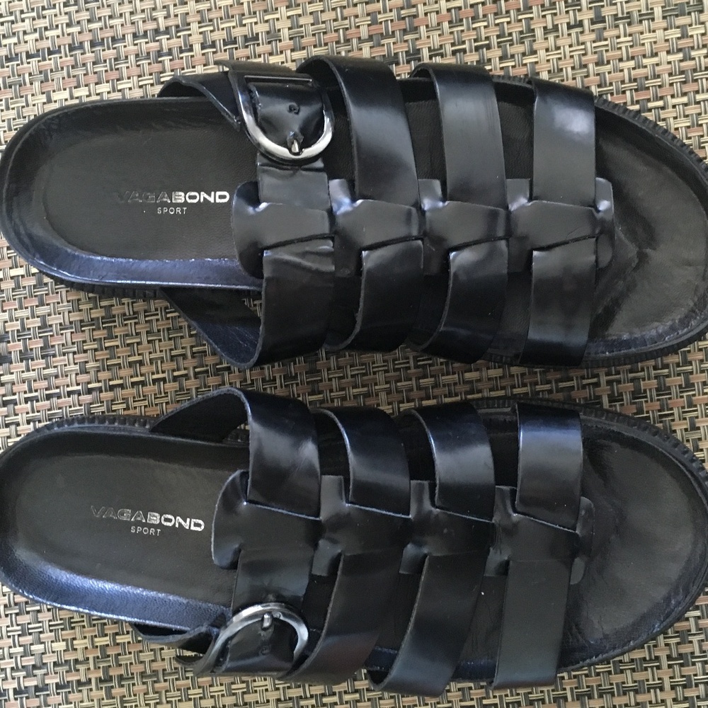 Fabulous Vagabond Leather Flatform Sandals